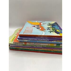 10pc Baby Board Book Bundle Brainy Baby Sesame Street ABC Learning